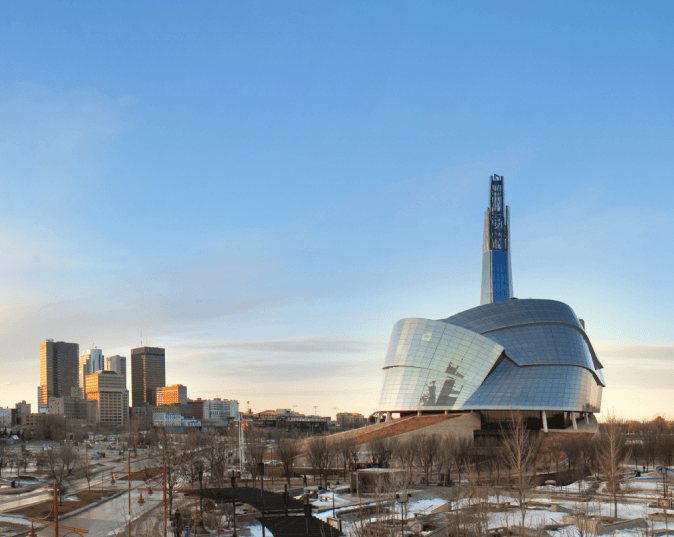 An external view of Winnipeg Museum